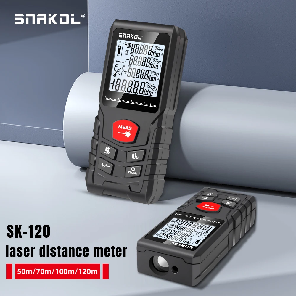 Stanley Tape 25Ft - SNAKOL SK-120 デジタルレーザー距離計 50m/70m/100m/120m - 測定用ルーレット定規テープ