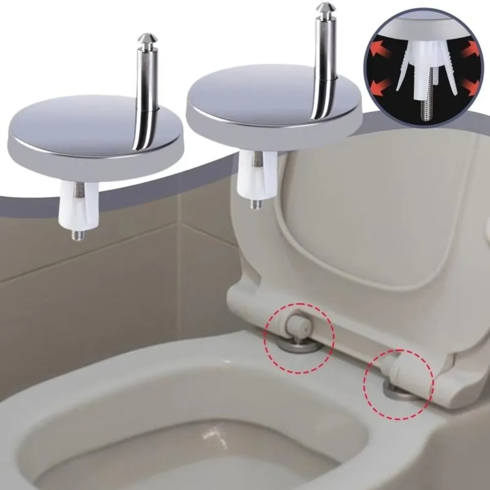 Furniture Hardware Connectors - 1組のステンレス製便座コネクター、交換用家具金具アクセサリー、便座用ボルトとネジ、浴室用