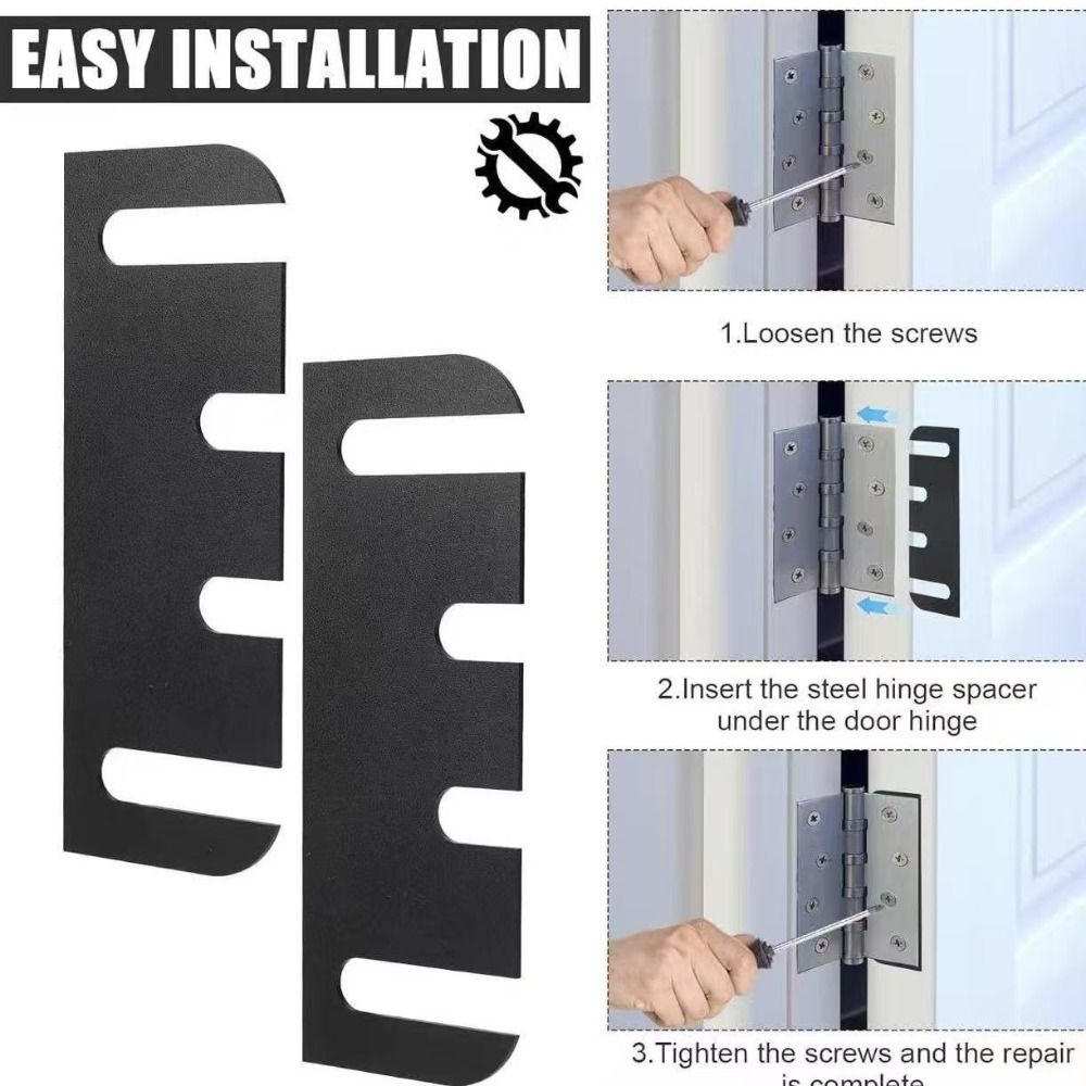 Furniture Leveling Hardware - 5 個の厚さ調整可能なドアヒンジシム家具レベリング耐久性のあるヒンジスペーサー防水スペーサーハードウェア