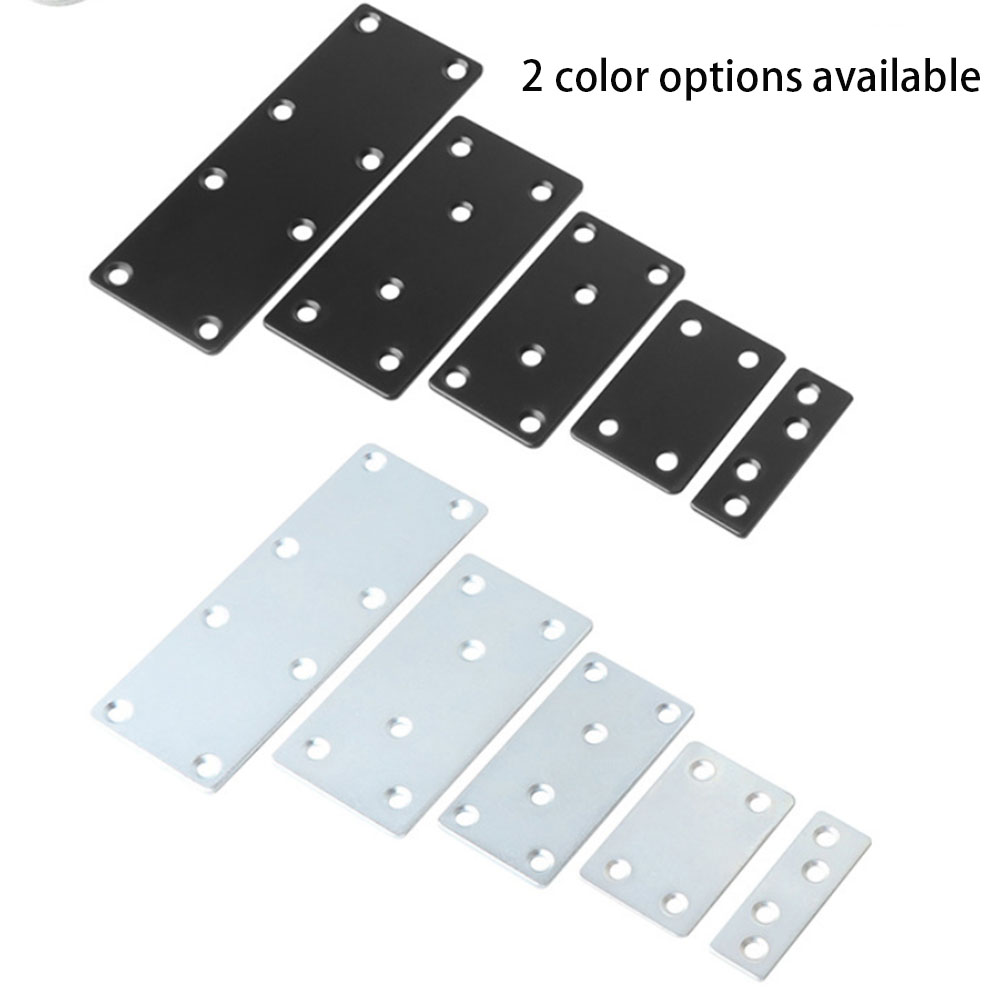 Furniture Hardware Connectors - 2色のオプション、厚みのあるステンレス製アングルブラケット、固定ブラケット、家具補強鉄板、クイックコネクター