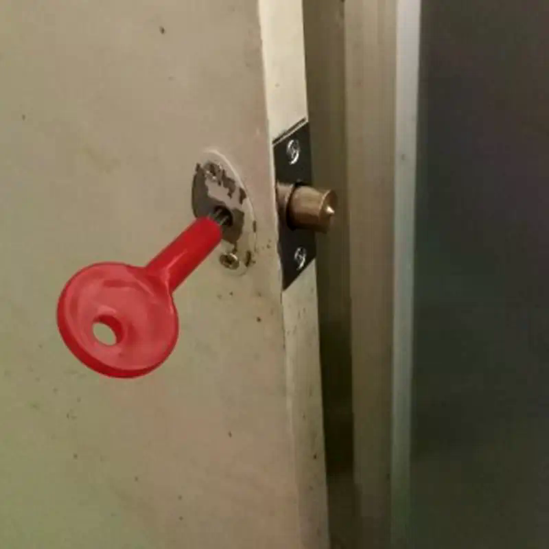 Furniture Hardware Accessories - ステンレス鋼管ロック目に見えないほぞ穴ドアロック防火扉避難通路家具ハードウェアアクセサリー