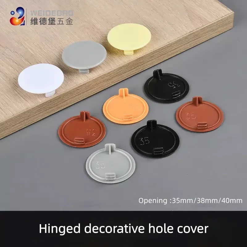 家庭用丸型プラスチック製家具ヒンジ装飾カバー10個、35/3 - Furniture Hardware Connectors のレビューと価格