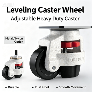 ヘビーデューティーレベリングキャスター 40F 60F 80 - Furniture Leveling Hardware のレビューと価格
