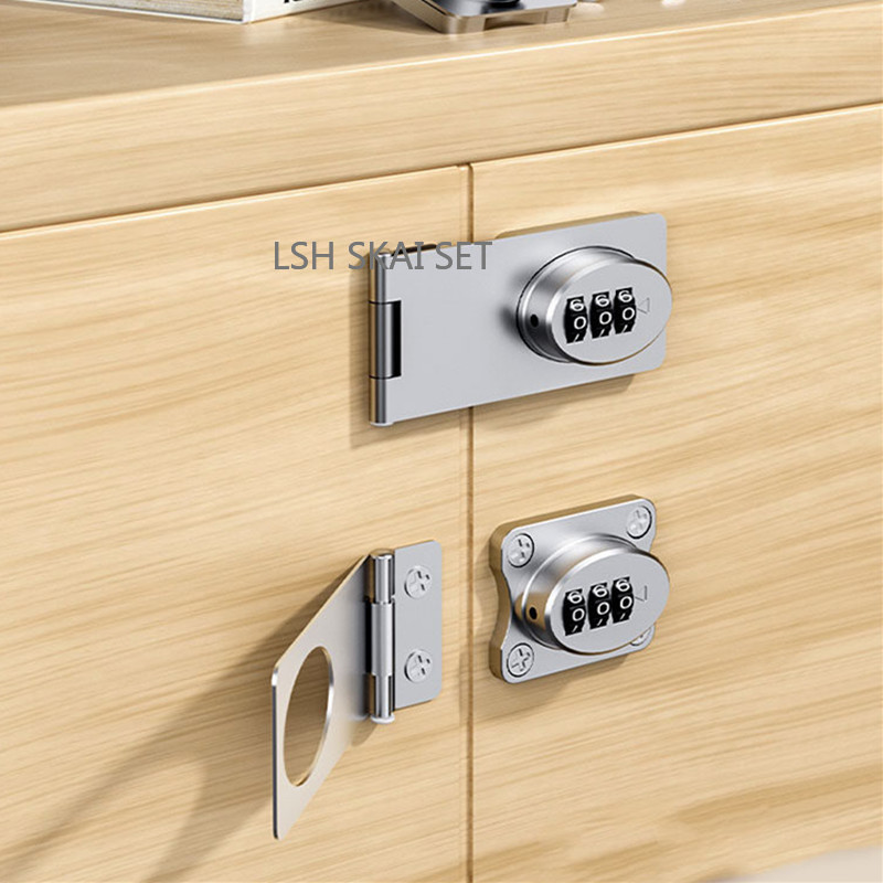 1PC 屋内安全パスワードロック屋内引き出しロックオフィスフ - Furniture Hardware Accessories のレビューと価格