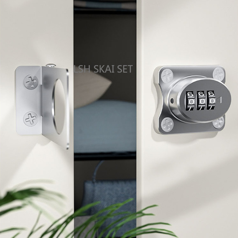 1PC 屋内安全パスワードロック屋内引き出しロックオフィスフ - Furniture Hardware Accessories のレビューと価格