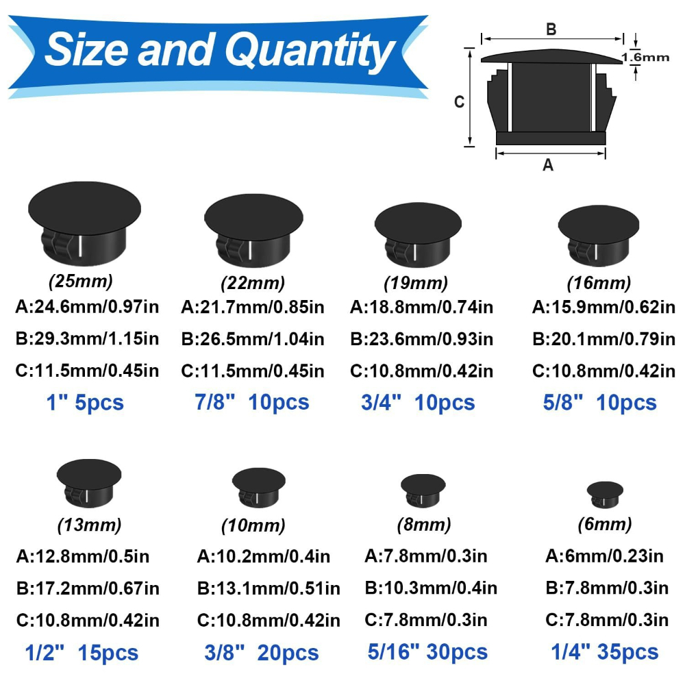 135 個カバーネジ式プラグヘッド家具ワッシャープラスチック - Furniture Screw Type のレビューと価格