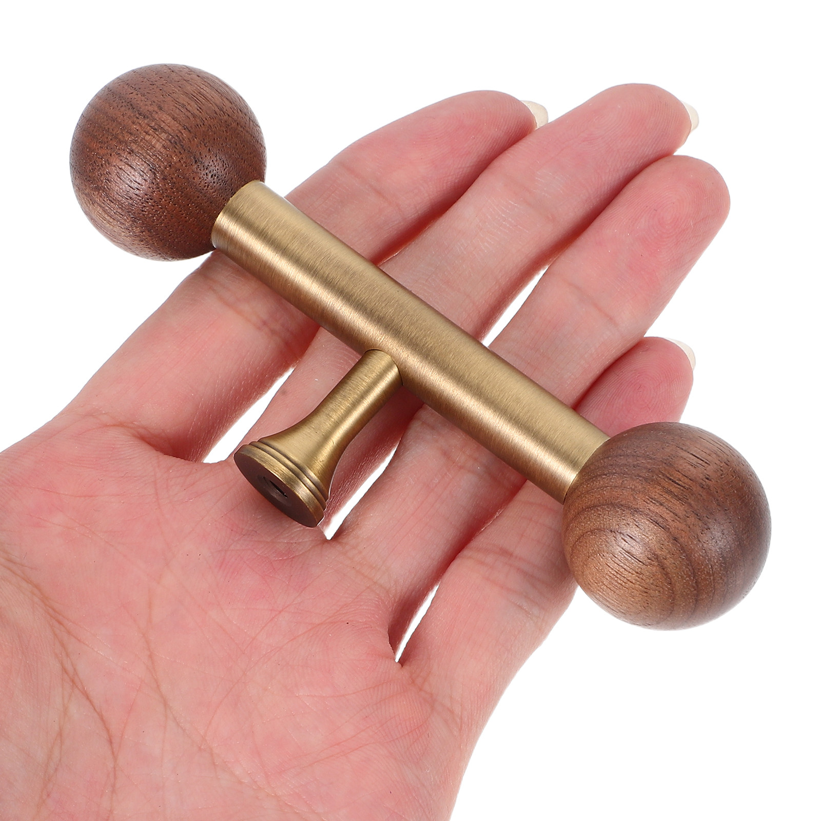 木製コア真鍮仕上げのヴィンテージ引き出し取っ手、キャビネット - Vintage Furniture Hardware Replacement のレビューと価格