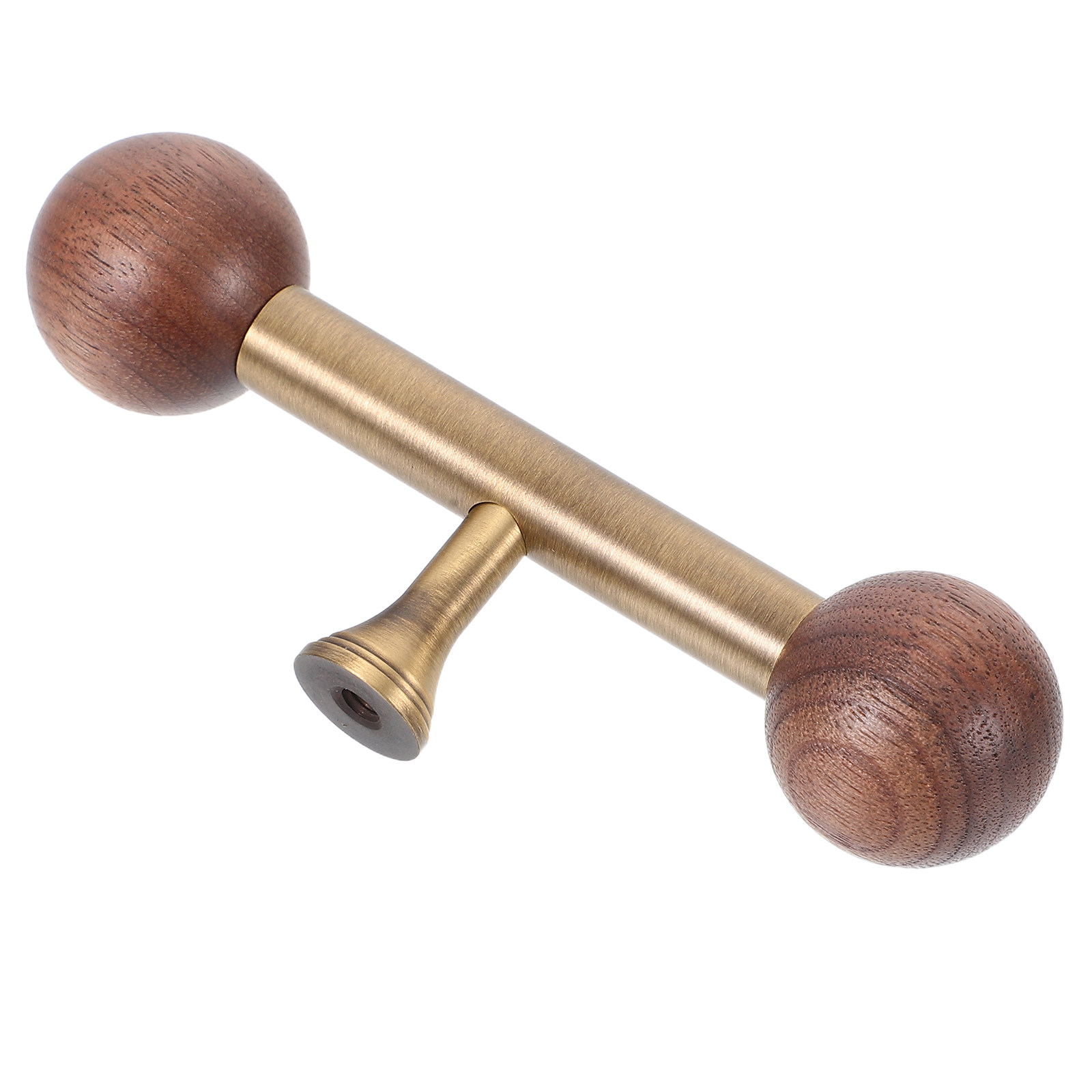 木製コア真鍮仕上げのヴィンテージ引き出し取っ手、キャビネット - Vintage Furniture Hardware Replacement のレビューと価格