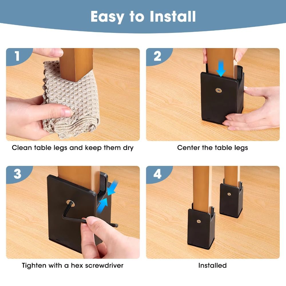 耐久性のあるスプリントタイプの椅子足用ライザー、ネジ式クラン - Furniture Screw Type のレビューと価格