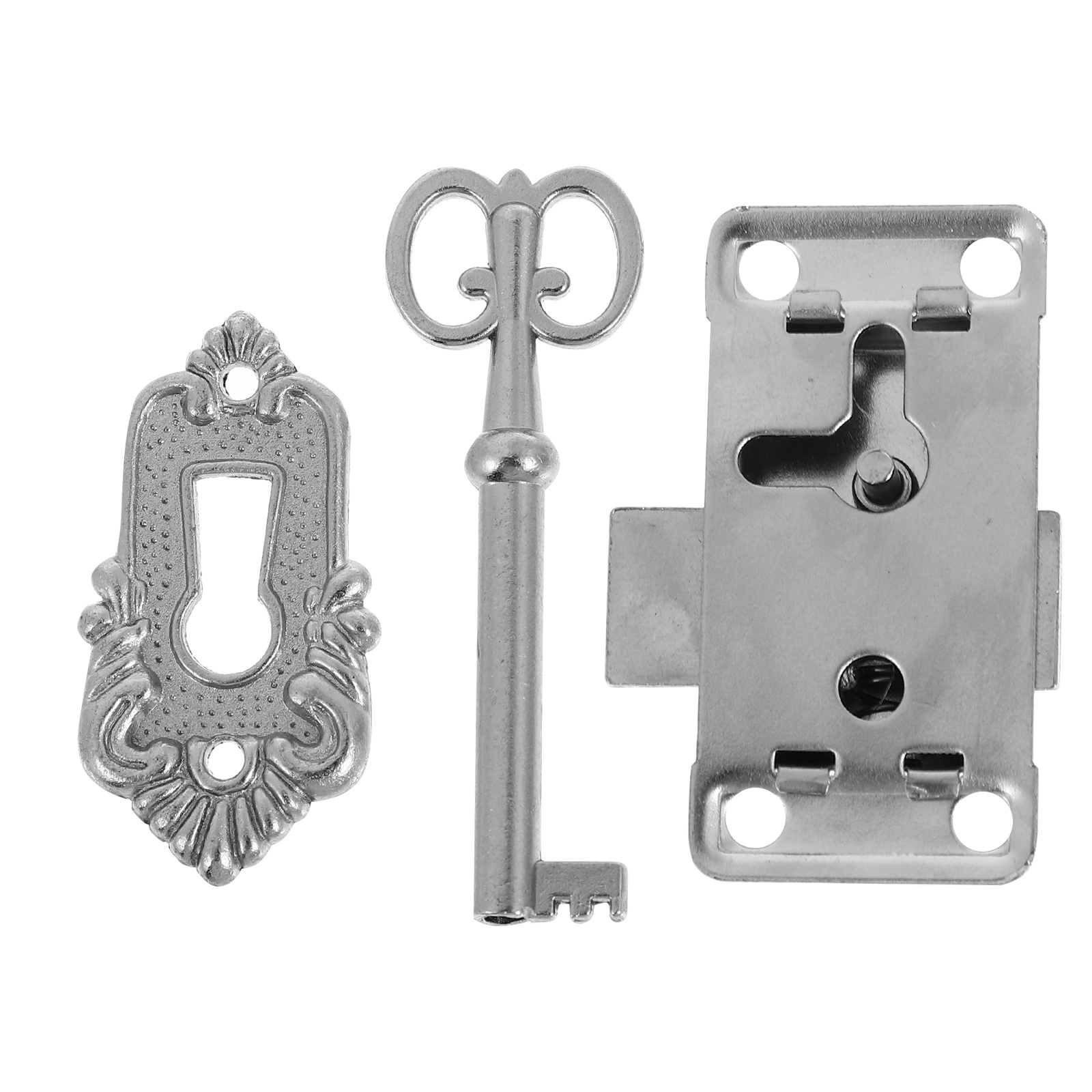 2 セットロックセットレトロ鉄ラッチヴィンテージ木箱ギフトケ - Vintage Furniture Hardware Replacement のレビューと価格