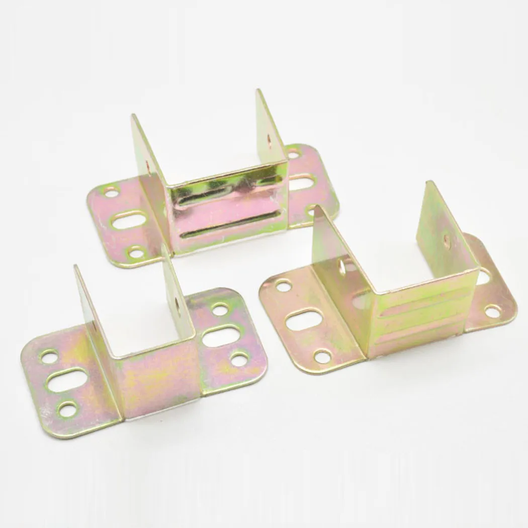 U字型金属製ベッドブラケット、ヒンジ取り付けコネクタ、ハード - Furniture Hardware Connectors のレビューと価格