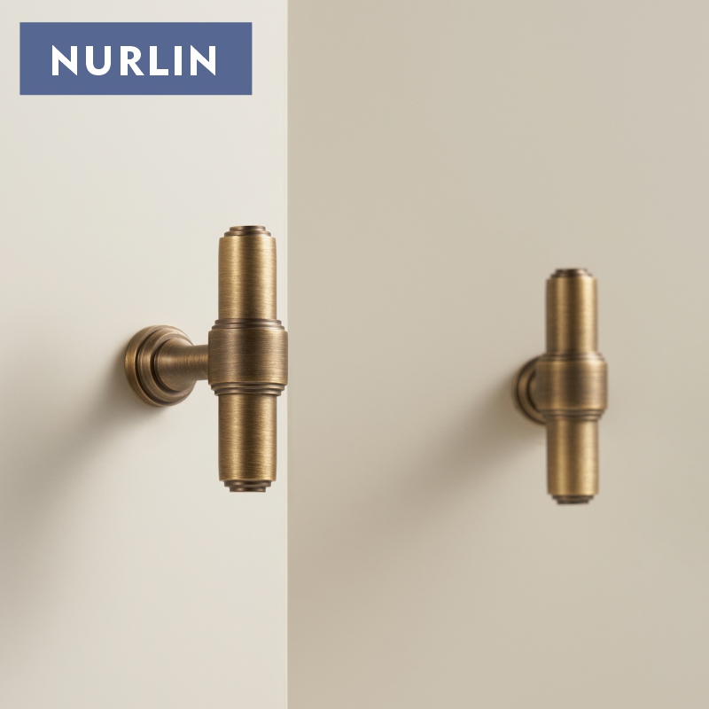 Nurlin ソリッドブラスフレンチレトロアンティークブロン - Furniture Hardware Nut のレビューと価格