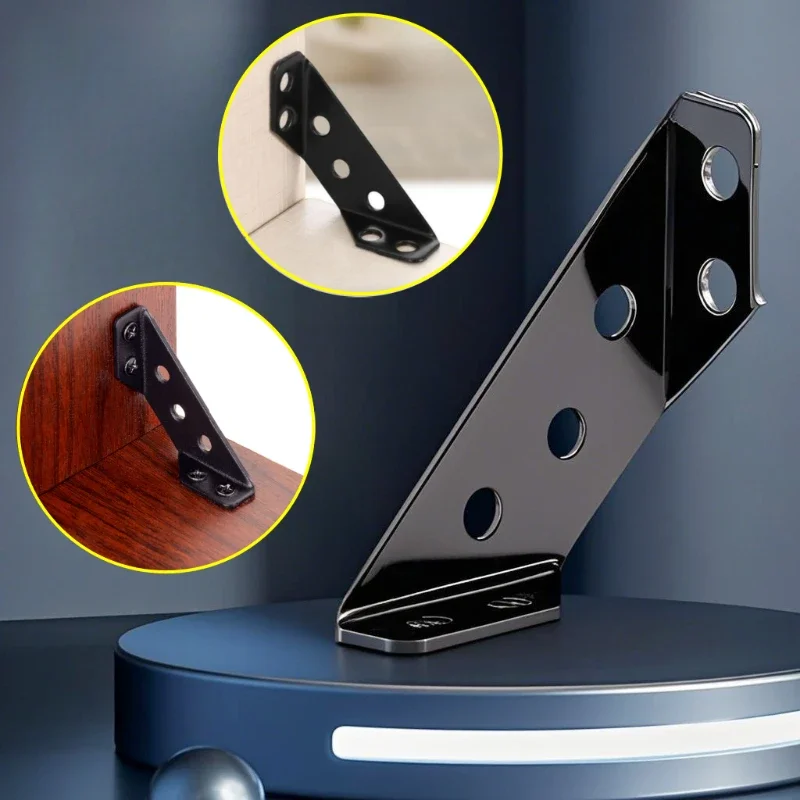 黒の多機能コーナーブラケットファスナー家具コーナーコネクタ、 - Furniture Hardware Connectors のレビューと価格