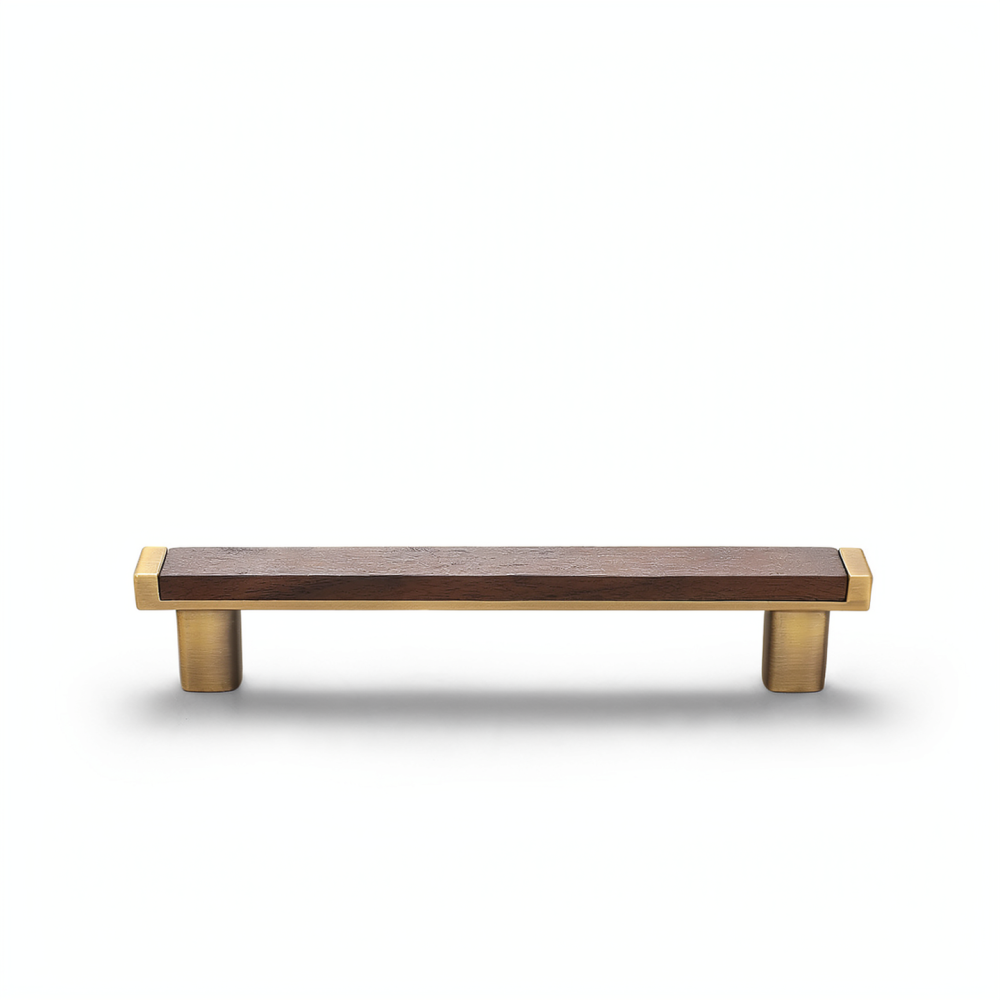 高級感のあるブラックウォールナット材のキャビネット用取っ手。 - Vintage Furniture Hardware Replacement のレビューと価格