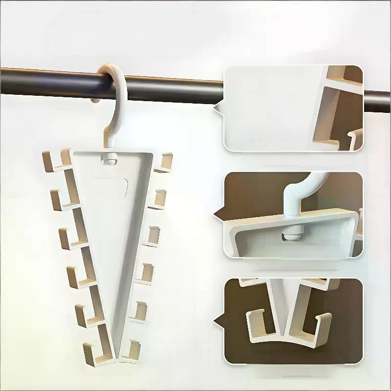 2個入り多機能クローゼットハンガー、スカーフ、ベルト、ネクタ - Furniture Hardware Accessories のレビューと価格