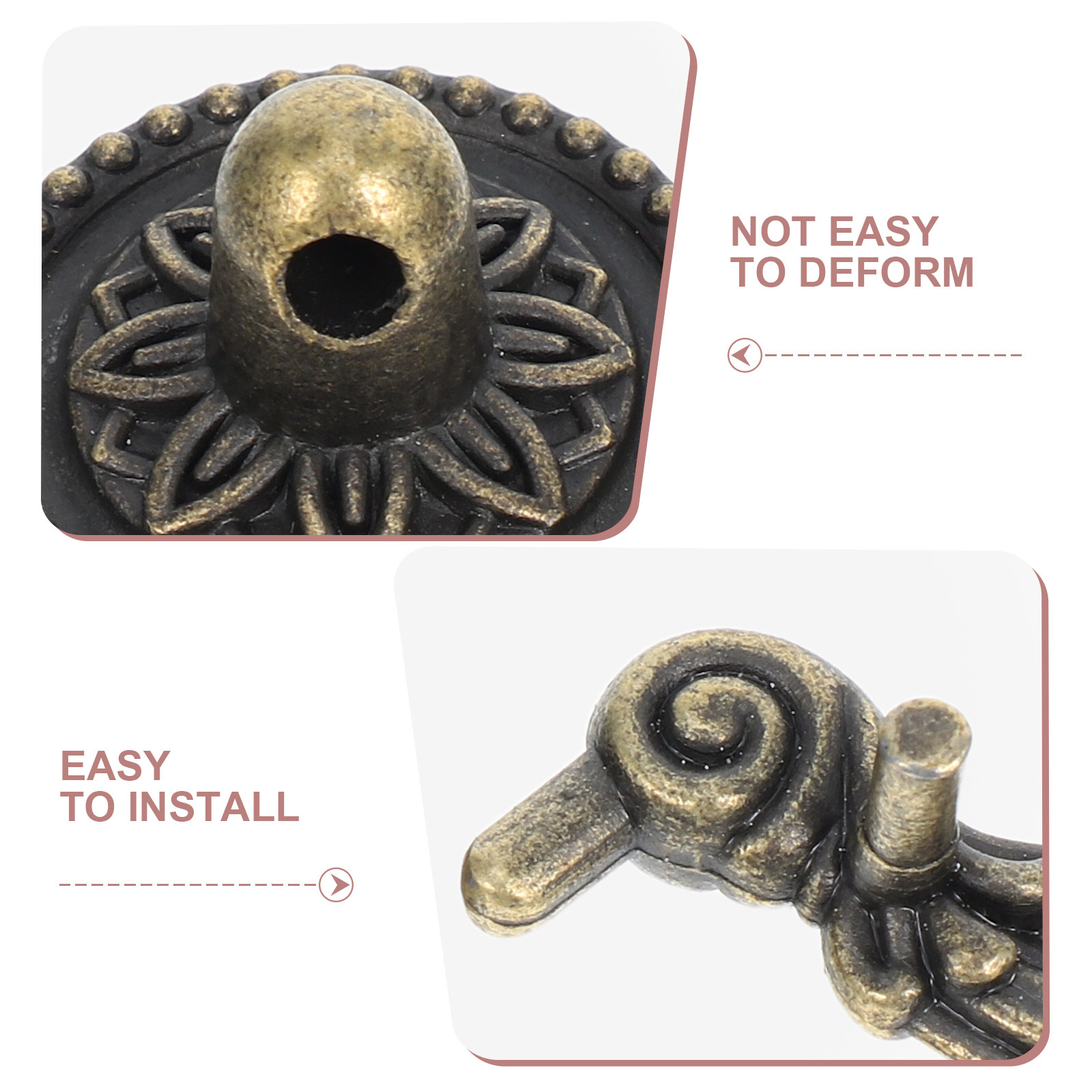 2 個ヴィンテージ引き出しプルハンドルスタイルベイルプル、ド - Vintage Furniture Hardware Replacement のレビューと価格
