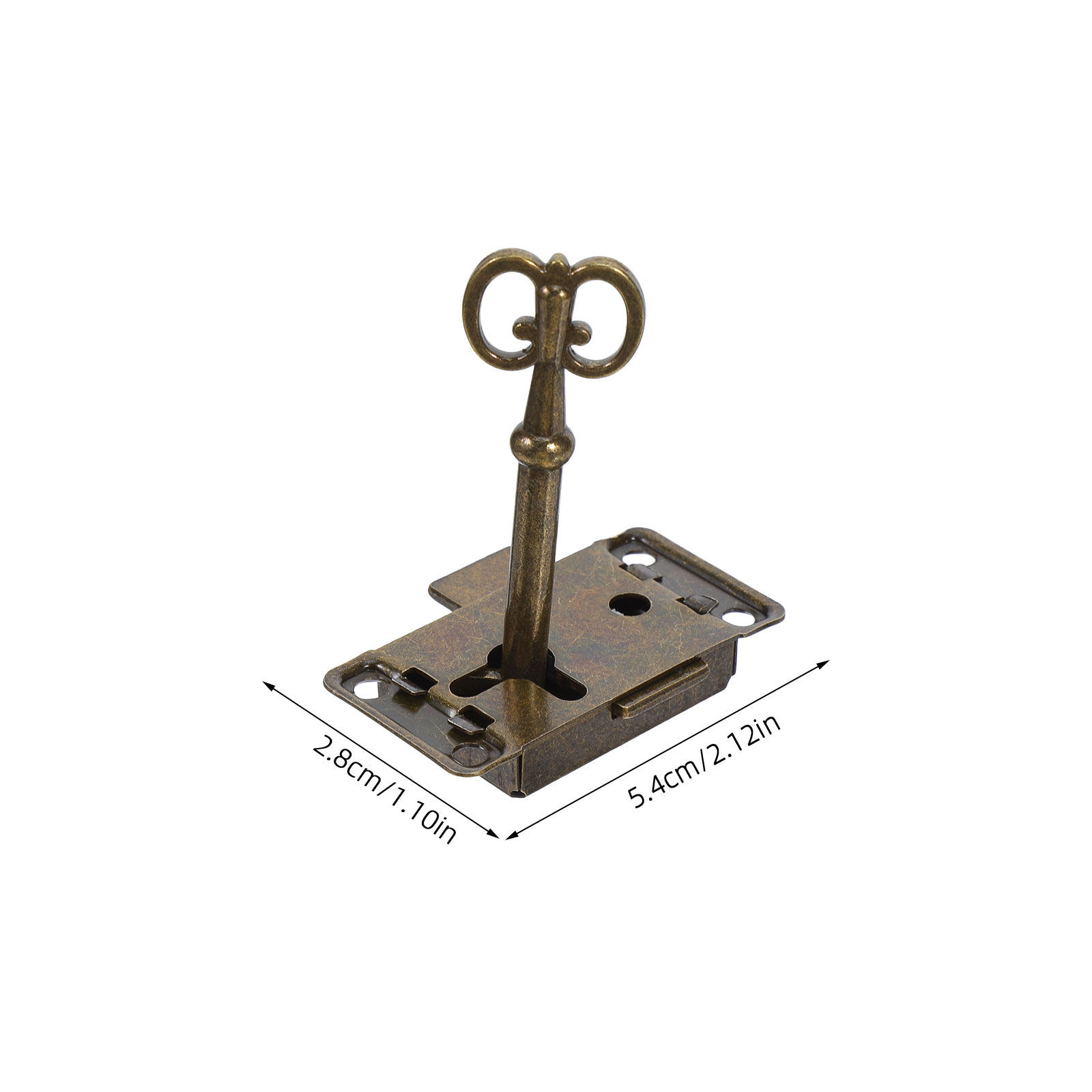 4セット キャビネットロック 交換用 レトロ ヴィンテージ  - Vintage Furniture Hardware Replacement のレビューと価格