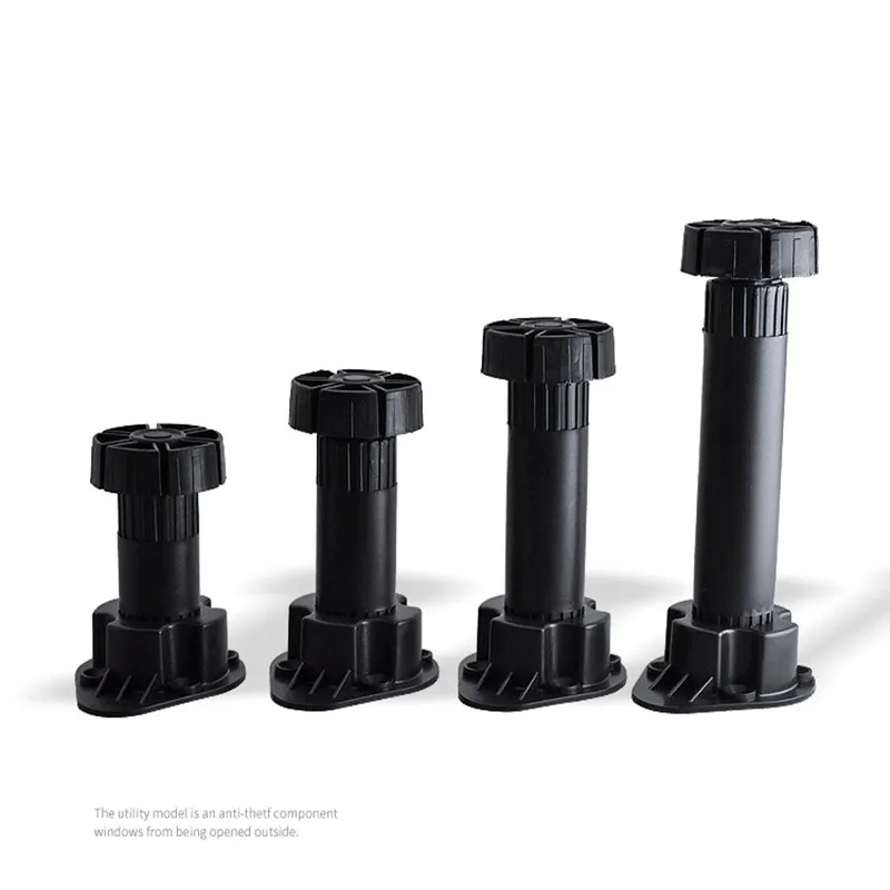 高さ調節可能なプラスチック製キャビネット脚,丸型家具脚,レベ - Furniture Leveling Hardware のレビューと価格