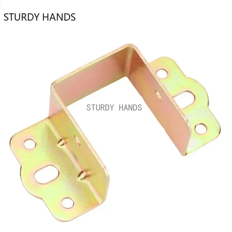 4 ピース/ロット冷間圧延鋼ベッドステッド固定アクセサリーベ - Furniture Hardware Connectors のレビューと価格