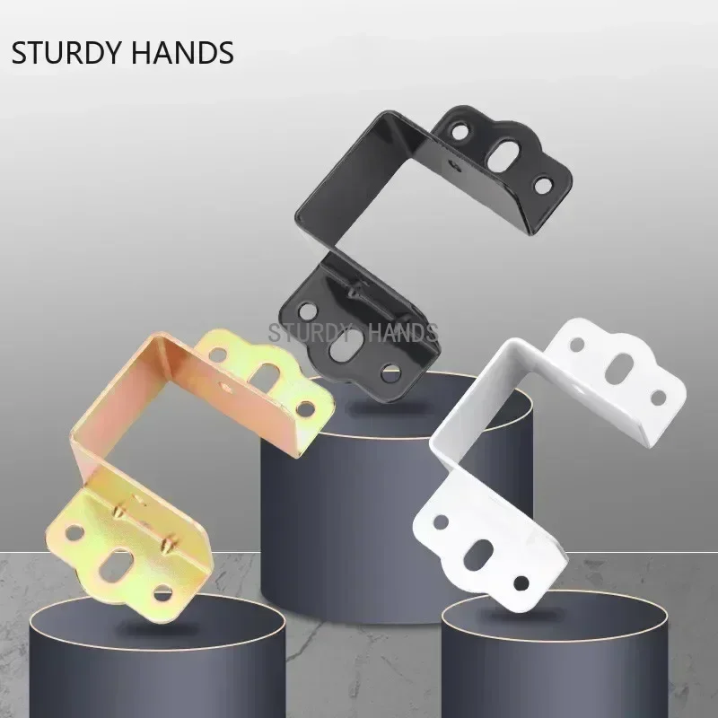 4 ピース/ロット冷間圧延鋼ベッドステッド固定アクセサリーベ - Furniture Hardware Connectors のレビューと価格