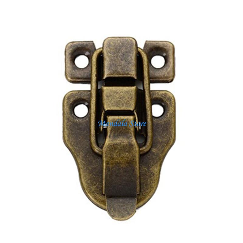 U2JC アンティーク装飾ラッチロック木箱ロックボックスアク - Vintage Furniture Hardware Replacement のレビューと価格