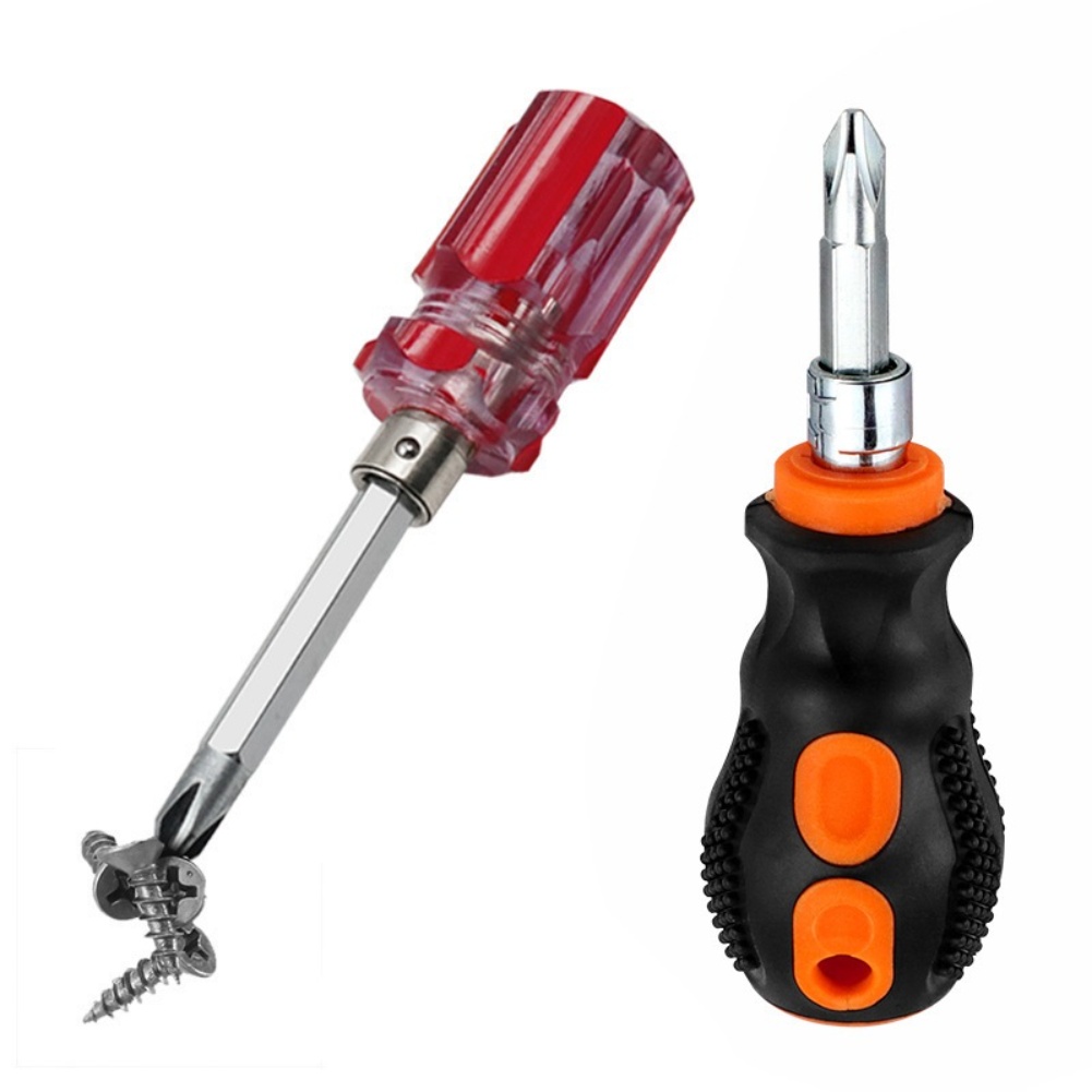 4 個のドライバーセット黄色黒銀透明ヘッド限られたスペース用 - Furniture Screw Type のレビューと価格