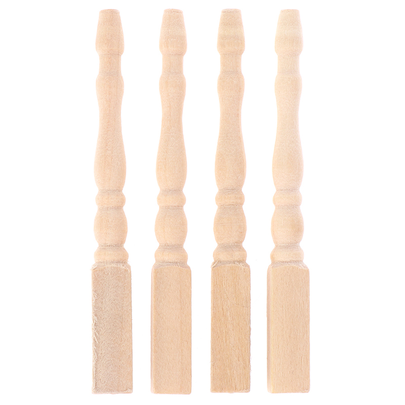 ● 4 ピース/セット 1:12 ドールハウスミニチュア D - Furniture Leg Set のレビューと価格