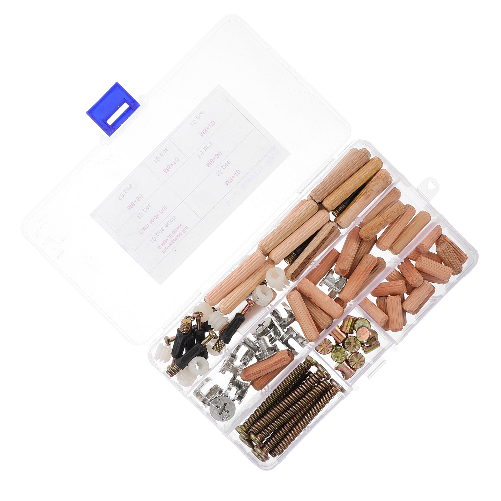 95個入り 家具用ネジ・ボルトセット、二段ベッド用金具交換キ - Furniture Hardware Barrel Nut のレビューと価格