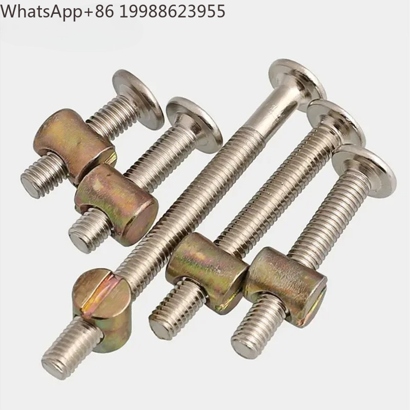 30個/パック 家具用ボルトとナットセット バレルナット付き - Furniture Hardware Barrel Nut のレビューと価格