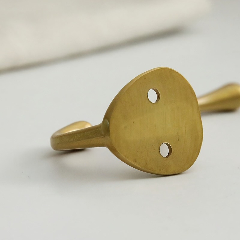 2個入りヘビーデューティー真鍮製コートフック、ラスティックス - Furniture Hardware Accessories のレビューと価格